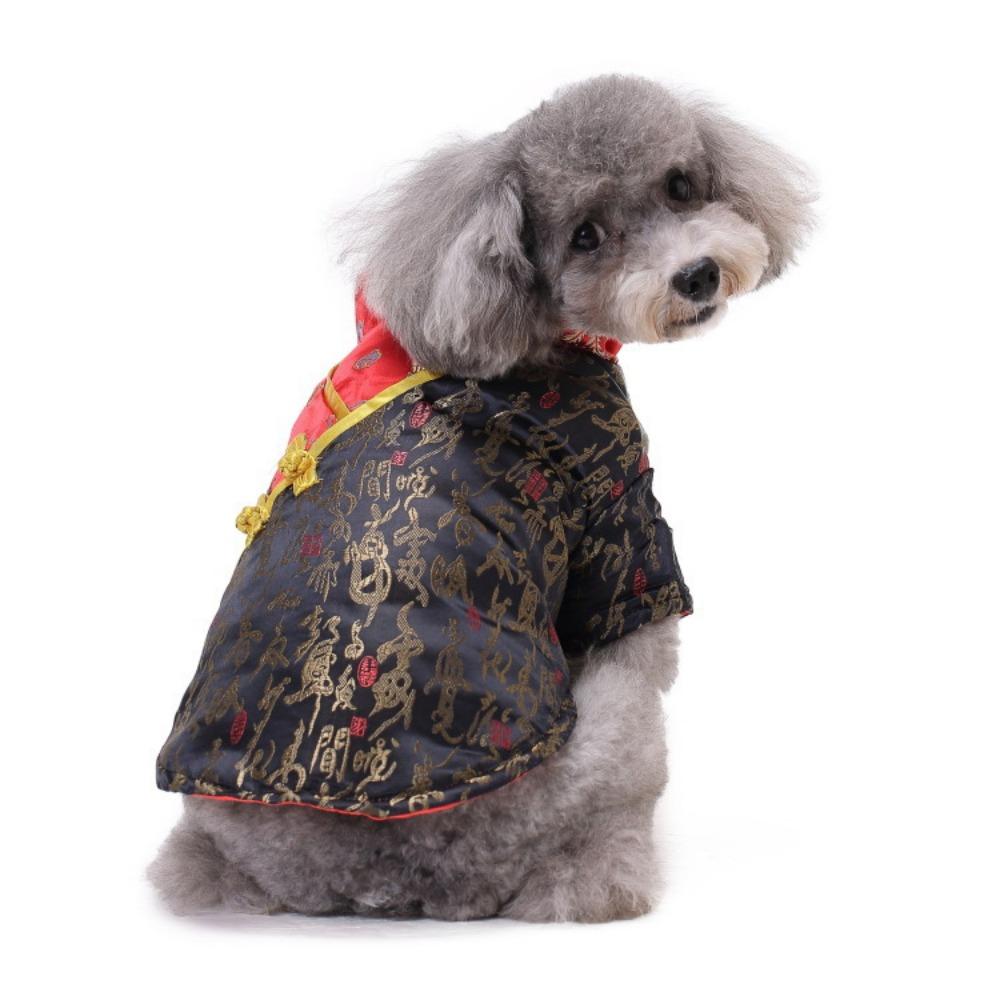 Tang suit pet clothes new Chinese groom wedding clothes cat dog universal wedding festive pet clothes