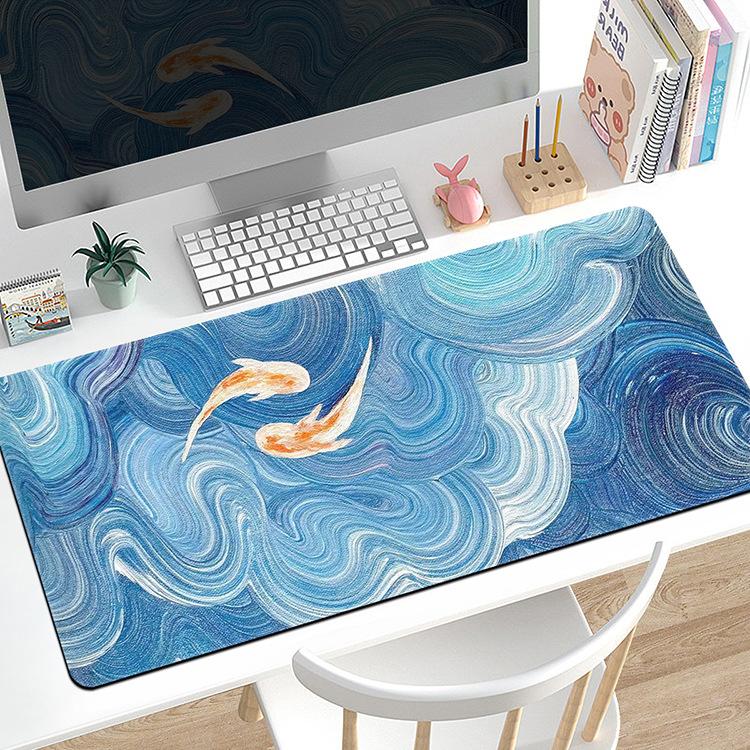 Mousepad Home Computer Table Large Pc Mouse Pad Art Keyboard Mause Rug Desk Mat Office Accessories