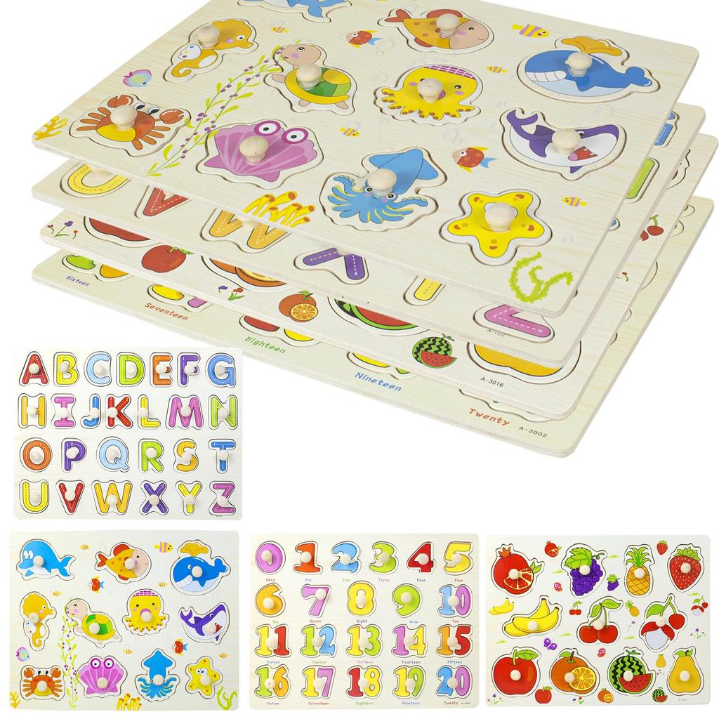 Wooden Puzzle for Montessori Educational Toy for Ages and Early Childhood Shape Shape Color and Color Brain Training Toy with 69 4 Perfect for or As a