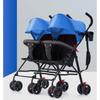 Wheeled Six Twin Baby Stroller Ultra Lightweight Fold Multi Functional Stroller