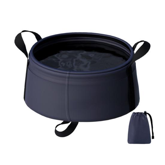 Portable Foldable Water Basin with Thickened Oxford Fabric 8.5L Collapsible Sink for Camping Travel Outdoor Multi-Purpose Washing Tub for Fruits Feet
