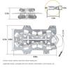 A20F-DC47-00019A Dryer Heating Elements Kit For  For , Maytag, Kenmore Dryers DC96-00887A+DC47-00016A+DC47-00018A