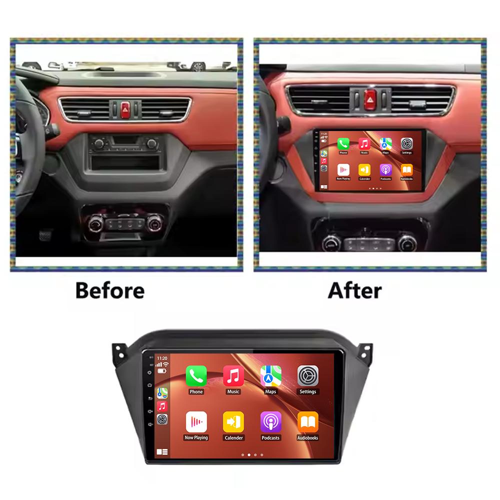 Android 2K Car Radio For JAC S2 T40 2015 2016- 2018 Video Multimedia Bluetooth Player Navigation GPS 4G Carplay Stereo