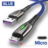 QOOVI 5A 2m USB Type C Cable Micro USB Fast Charging Mobile Phone Android Charger Type-C Data Cord For iPhone 11 Huawei P40 P30 Mate 30 Xiaomi Mi9