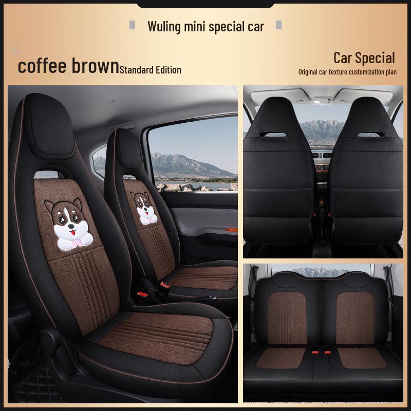 

Wuling MINI Car All-Season Linen Seat Cushion Set with Original Car Pattern Note: Model Year