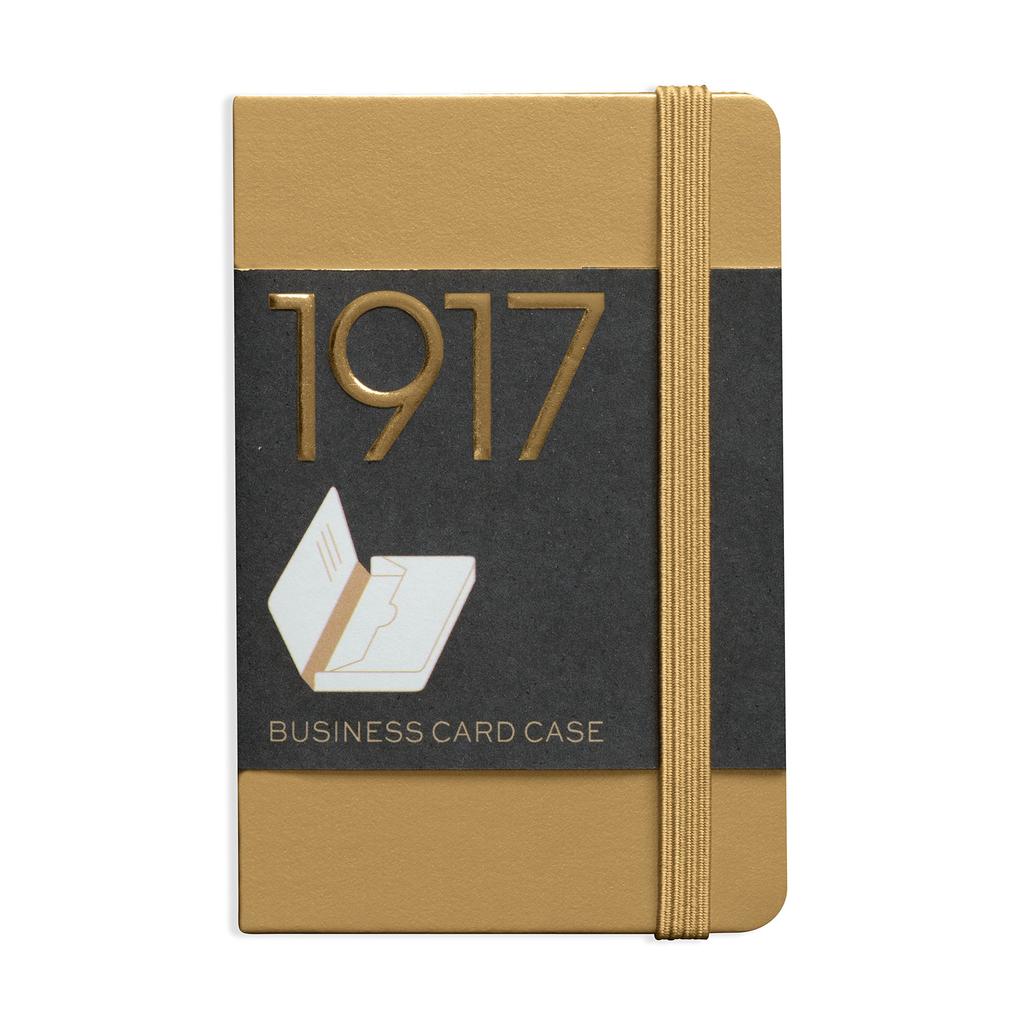[LEUCHTTURM1917] Leuchtturm Card Case, Gold, 355540, Officially Imported