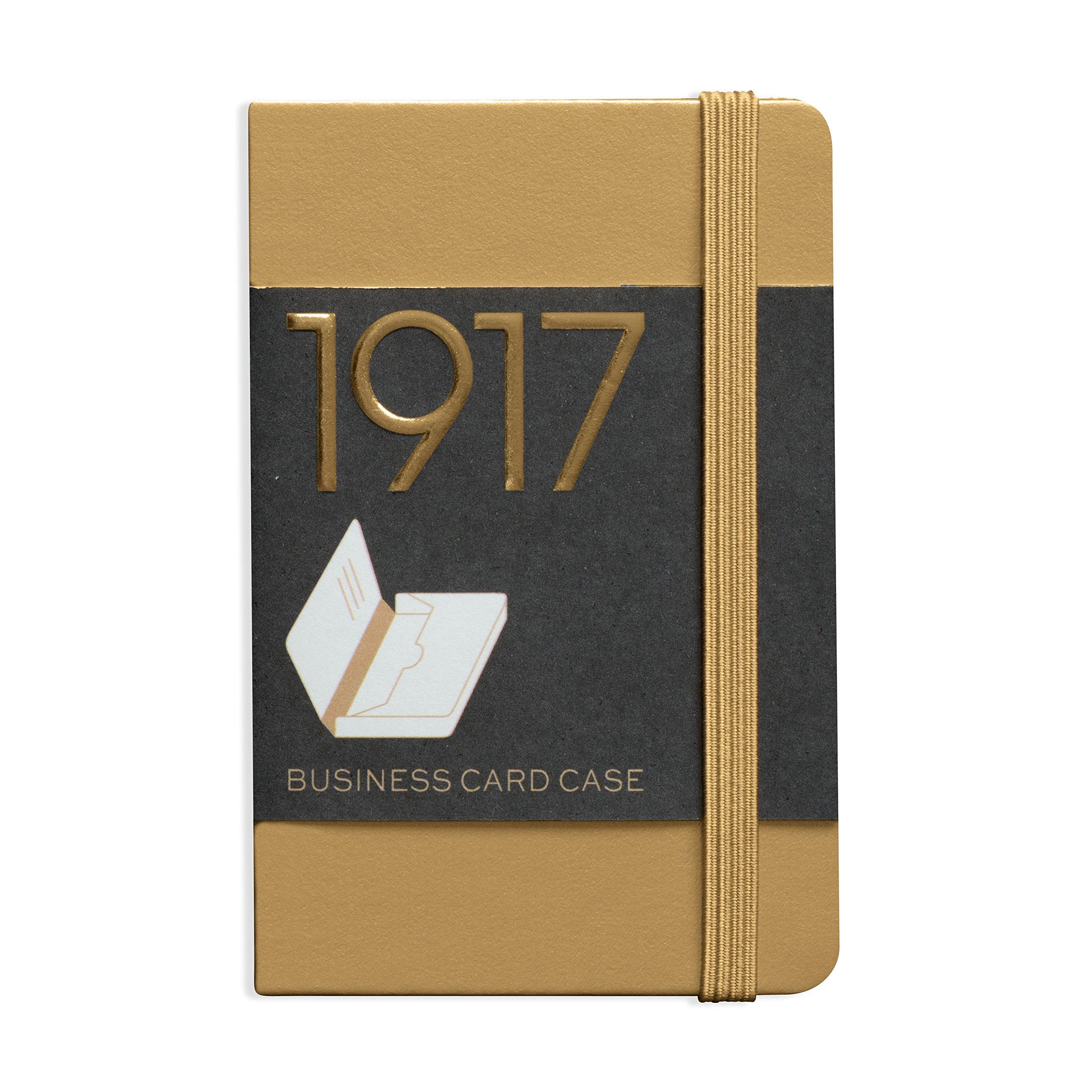 

[LEUCHTTURM1917] Leuchtturm Card Case, Gold, 355540, Officially Imported