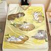 1PC Mofusand Patterned Flannel Blanket Suitable For All Seasons for Home Decor Warmth and Comfort Gifts Holiday Present