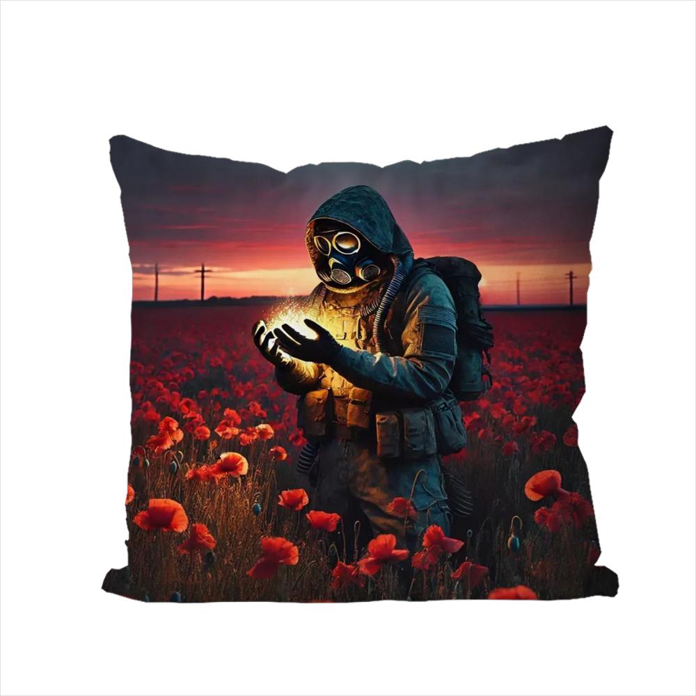 

Game SStalker Game Pillow Case For Car Sofa Decorative Home Doublesided Print Plush Square Throw Pillow Cushion Cover 30x30cm