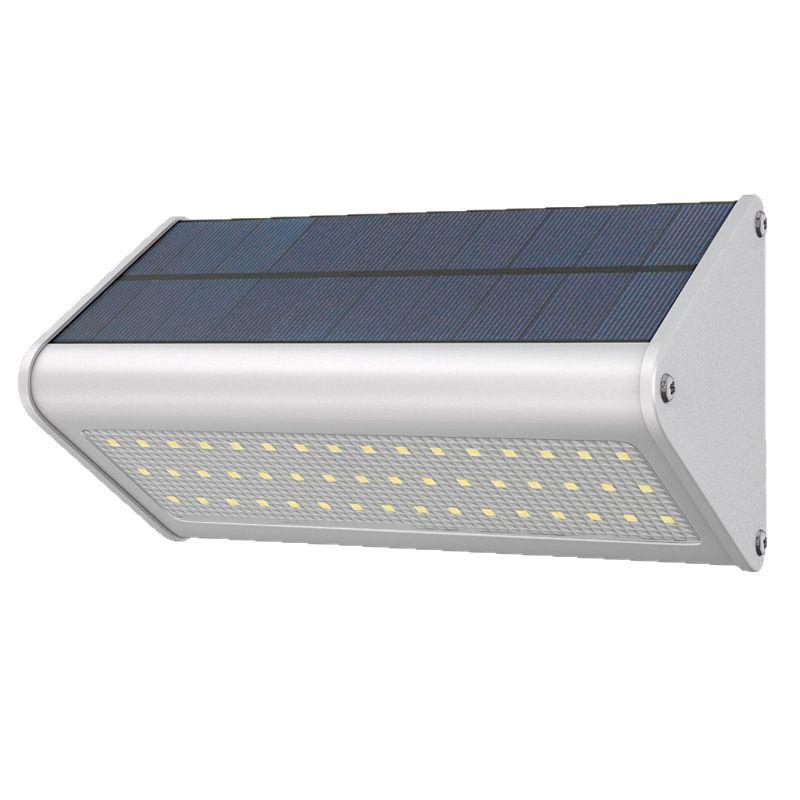 Smart LED Waterproof Solar Wall Light with Microwave Radar Sensor for Outdoor Courtyard