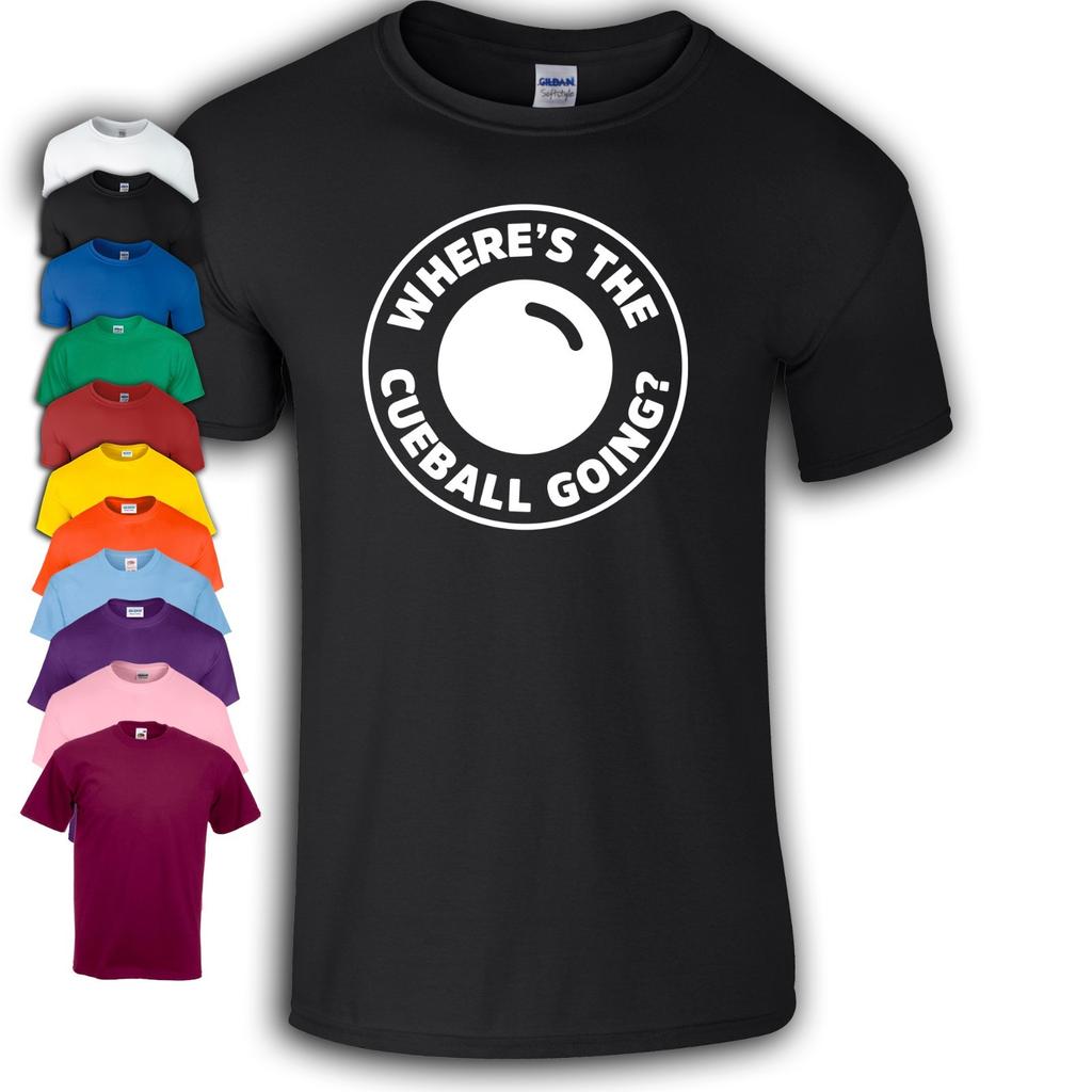 Where's The Cue Ball Going? T-Shirt | John Virgo | Snooker
