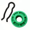 4Pcs Front Green Power Window Regulator Guide Roller Clip For Volvo 850 1993 - 1997 S70 V70 1998 - 2000 Automotive Goods 4493433