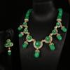 Green Pendant Resin Statement Stud Earring Jewelry For Women's Gifts