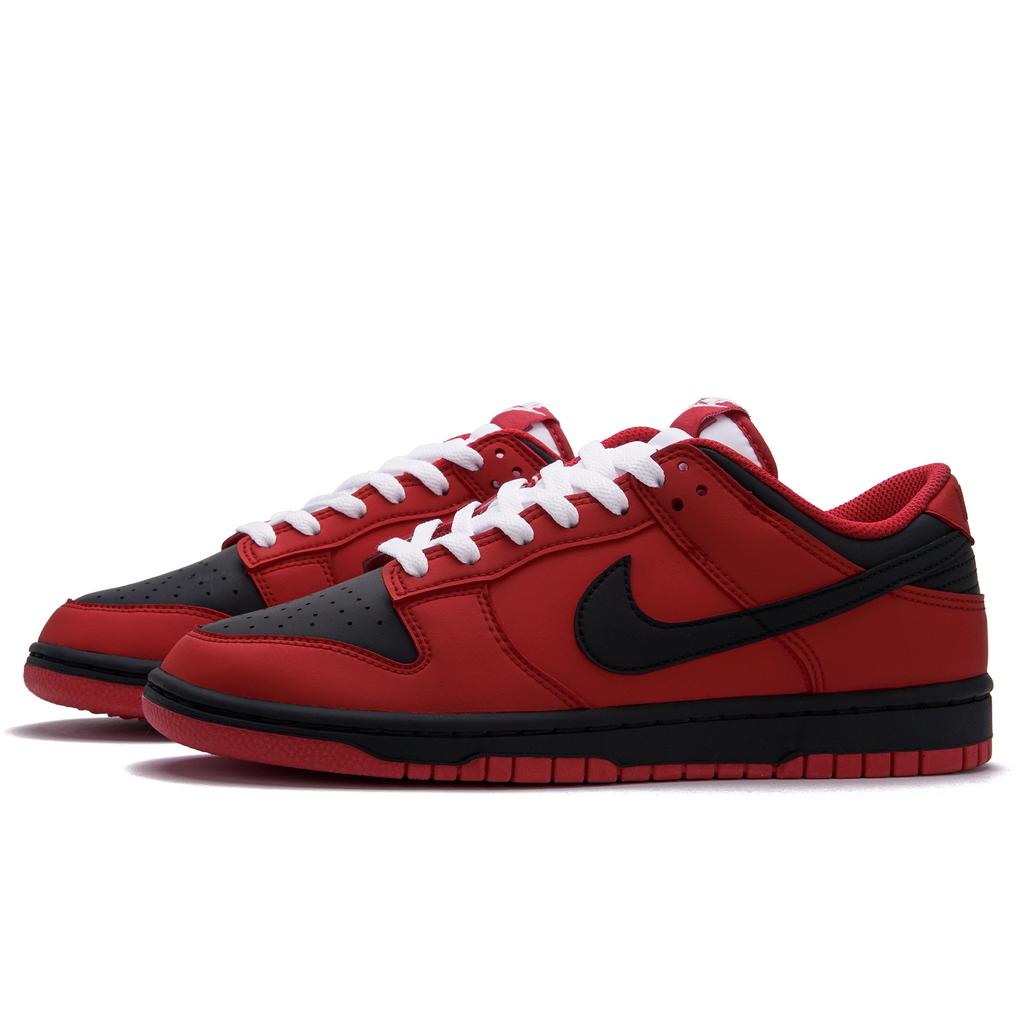 Nike Dunk Low Top Skateboard Shoes Unisex Red Black HF5441-104(team990-)