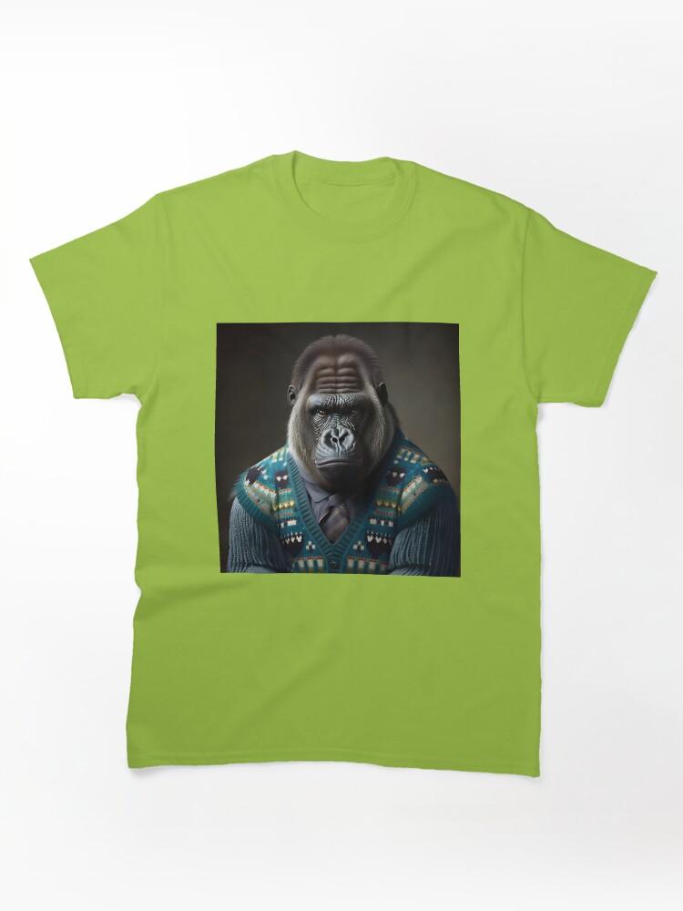 Gorilla Tag Gorilla in a Sweater - Animal Art Classic Unisex T-Shirt