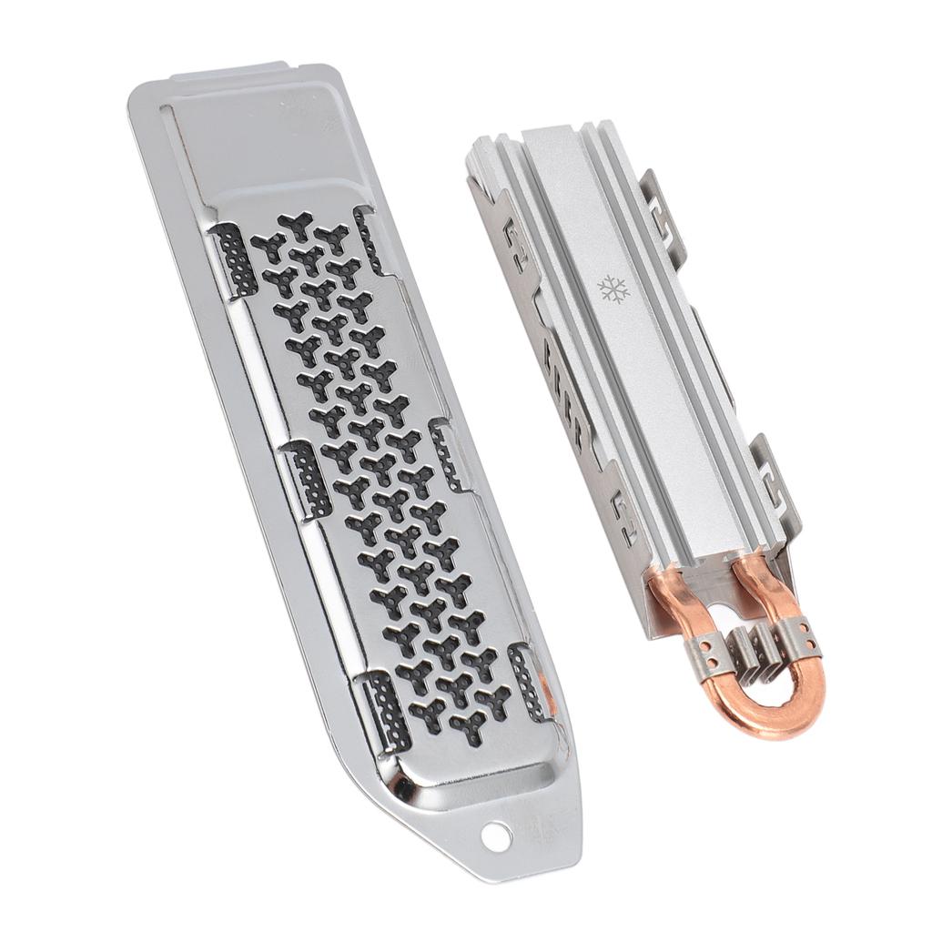M.2 NVME SSD Heat Sink Professional Efficient Replacement Heatsink Kit with Dust Cover for PS5 Conso