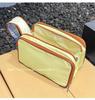 High-End Travel Makeup & Toiletry Bag with Colorblock Design - Large Capacity and Portable
