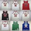 Retro Basketball Jersey Chicago Bulls Style 23 1 91 33 4 Number Cotton Blend Unisex Team Sport Shirt Training Game