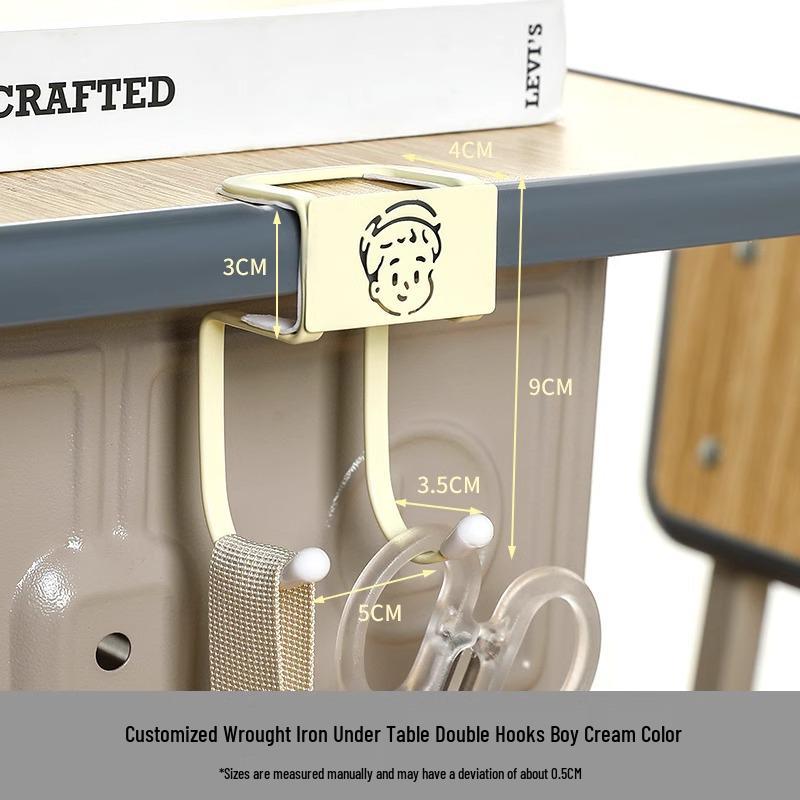 Classroom Desk Backpack Hook: Multifunctional Storage for Hanging Bags On Table Edge