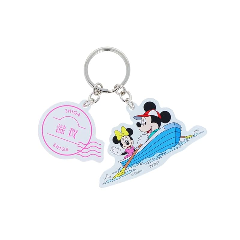 

[Sunstar Stationery] disney key ring acrylic DREAM TRAVEL Mickey Mouse & Minnie Mouse Shiga prefecture S8348596