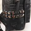 [Pre-Owned] Stark Visetos Classic Double-Sided Studded Handheld Shoulder Crossbody Backpack - Excellent #1MR8IUG