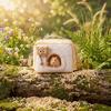 Weiche Hamster Transporttasche Sichtfenster Hamster Handtasche Hamster Nest Haustier Reisehaus Reise