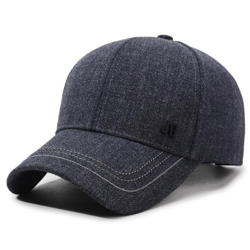 Men S Spring And Autumn Cap, Sunscreen Visor, Middle-Aged And Elderly Simple Casual Baseball Cap, Fashionable And Versatile Outdoor Hat Adjustable серый