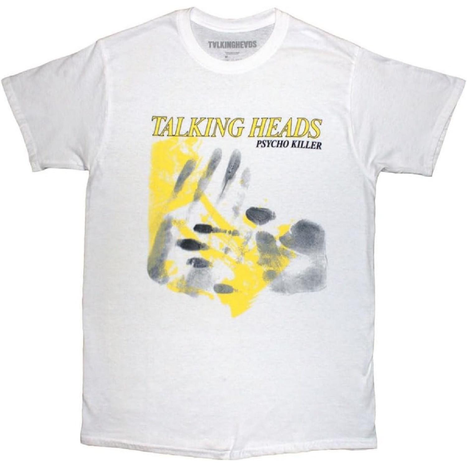 Talking Heads Psycho Killer Hands T Shirt White S белый
