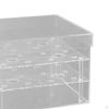 Acrylic Flower Box Floral Arrangements Vase Storage Case Centerpiece Square Gift for
