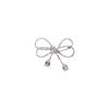1pc Cute Bow Tie Brooch for Women To Prevent Exposure; Neck Pin To Fix Clothes; Suit Accessory; Chest Flower