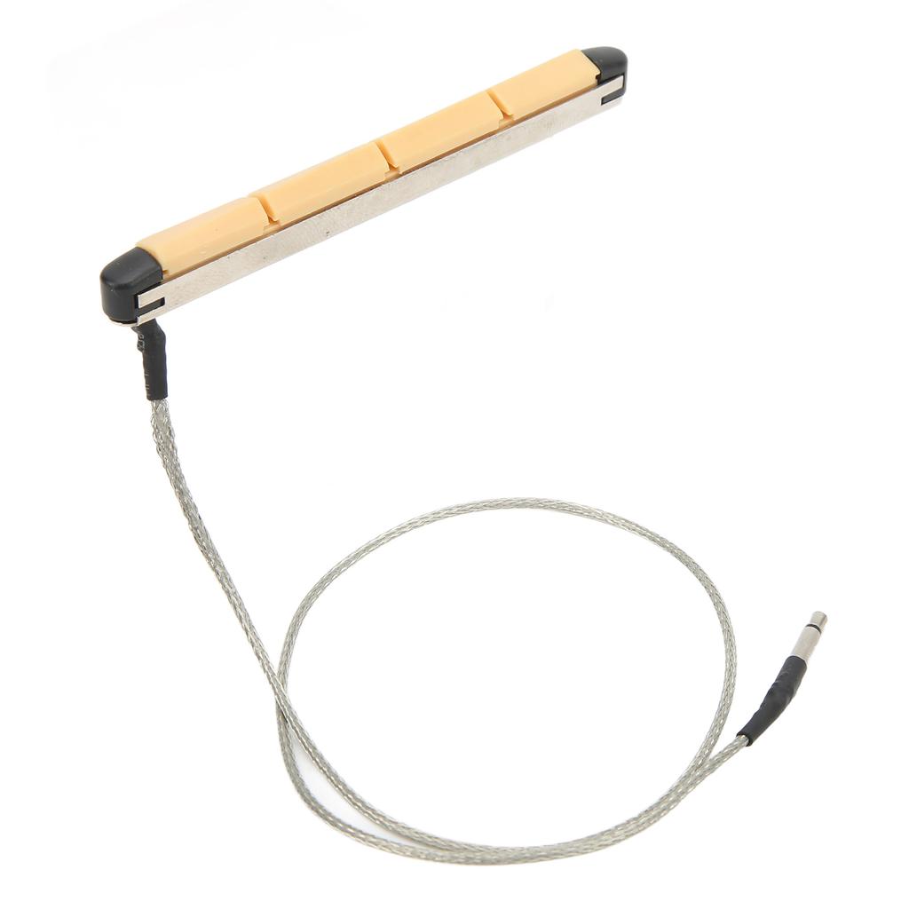 Under Saddle Transducer Piezoelectric Pickup Replacement for 4 String Acoustic Bass Guitar