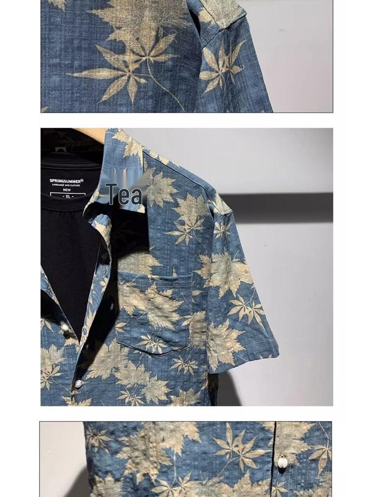 2024 Summer Trendy Men's Short Sleeve Yuppie Shirt