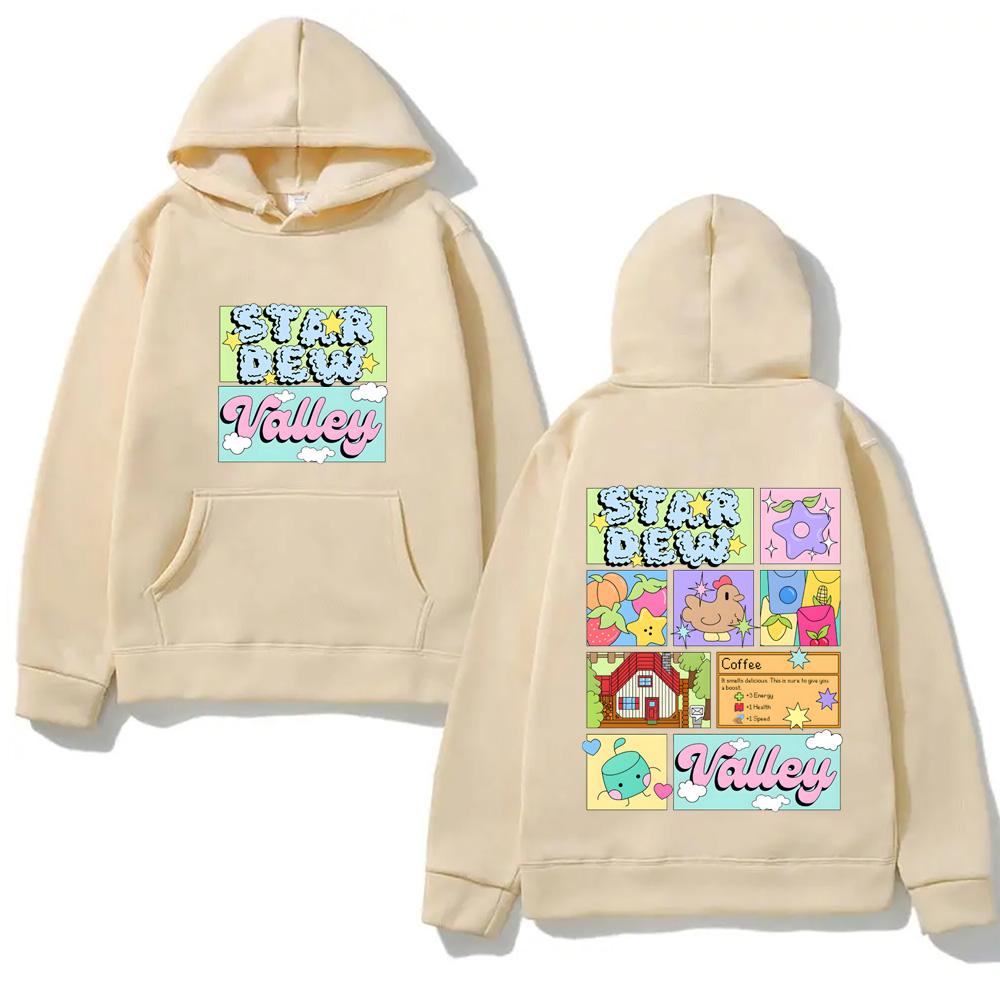Stardew Valley GAME HOODIE New Style Casual High Quality Harajuku Sweatshirt with Hooded Fleece for Autumn/Winter Comfortable Hoody