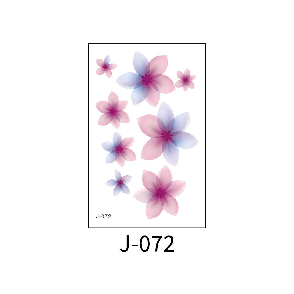 Aquarell Blumen Temporäre Tattoos: Wasserfest, Schweißfest, Langanhaltend für Fotografie, Handgelenke, Knöchel