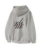 El Breath Logo Oversized Hoodie Gray