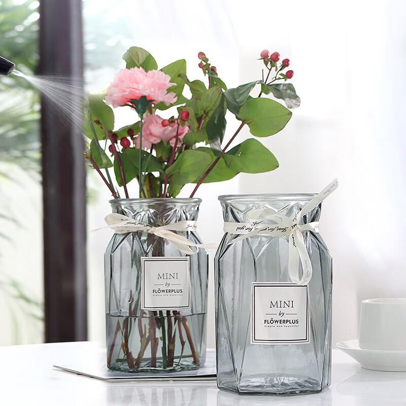 Dekorative Glasvasen für Blumenarrangements