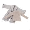 1/12 Male Action Figure Clothes Overcoat Costume Miniature with Long Sleeve Backing Shirt