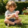 Realistic Squirrel Squeeze Toy with Sound Soft TPR Fidget for Kids Adults Cute Animal-Shaped Decompression Gadget for Children