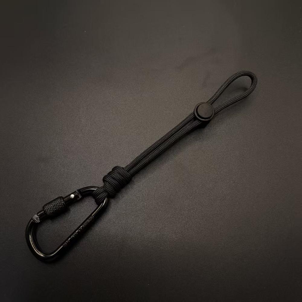 New Portable Paracord Keychain Lanyard Creative Multifunctional Outdoor Water Bottle Buckle Hook 18cm Water Bottle Hanging Rope