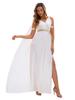 Greek Goddess Dress White Long Toga Ancient Mythology Athena Halloween Costume for Women