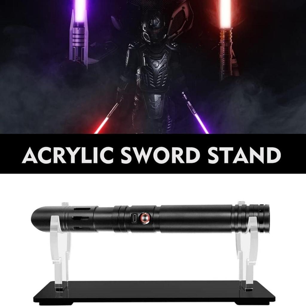 Light Sword Rack Acrylic Space Saving Easy Assembly Light Sword Stand Display Rack for Force FX Swords