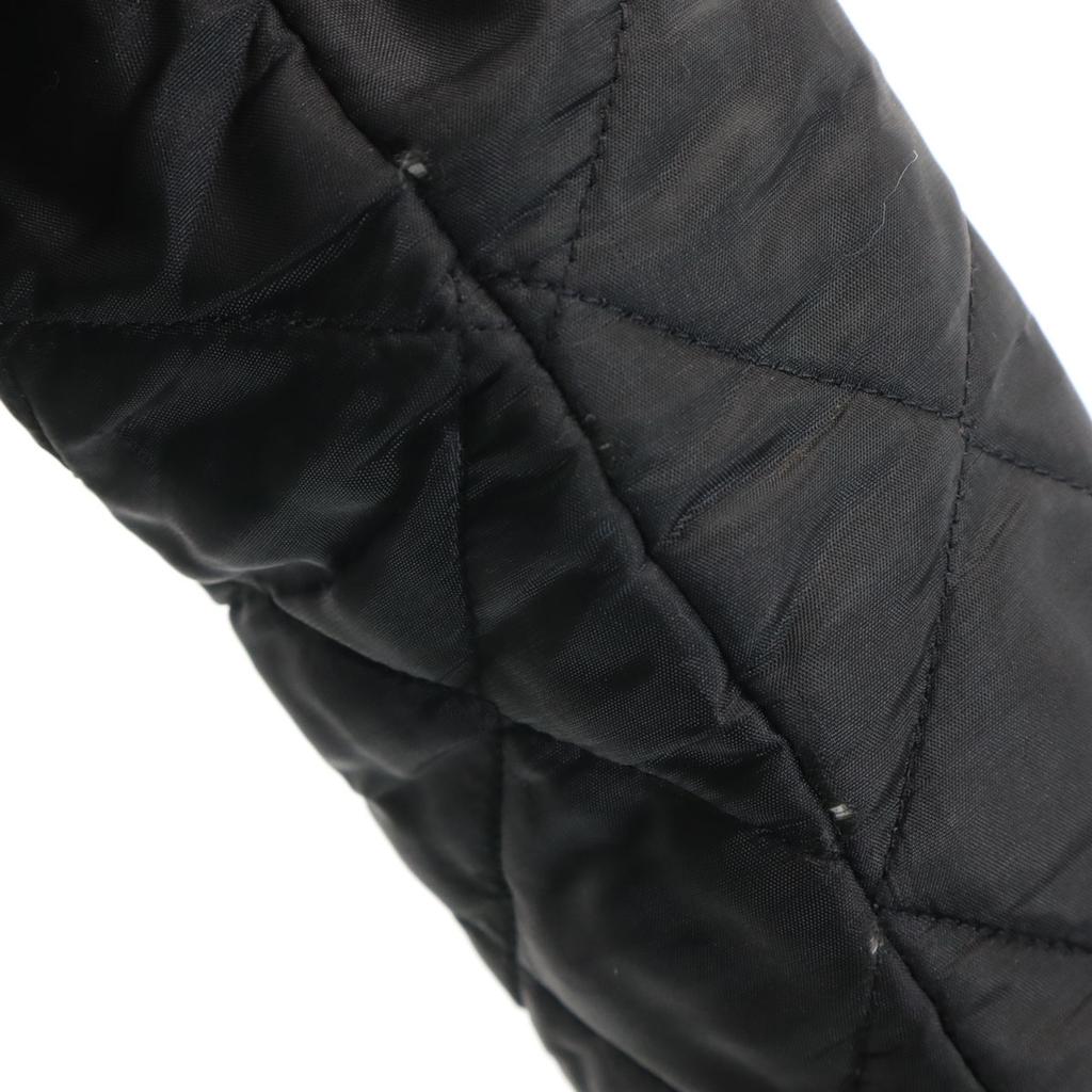 LAVENHAM Made In England Quilted Jacket 36 Black Cotton Filling Women Used