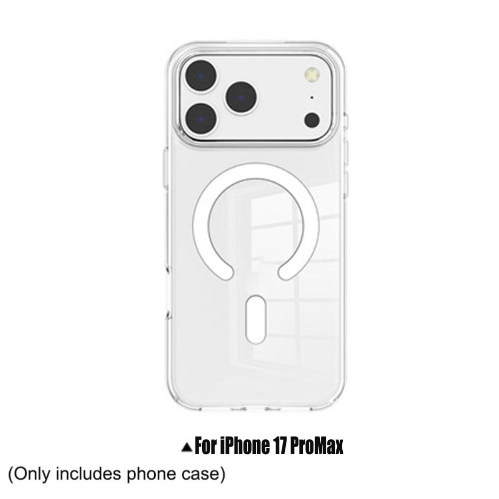 

Shockproof Magnetic Case Transparent Phone Case for iPhone 17/Air/Pro/ProMax Device Cover For iPhone 17 ProMax