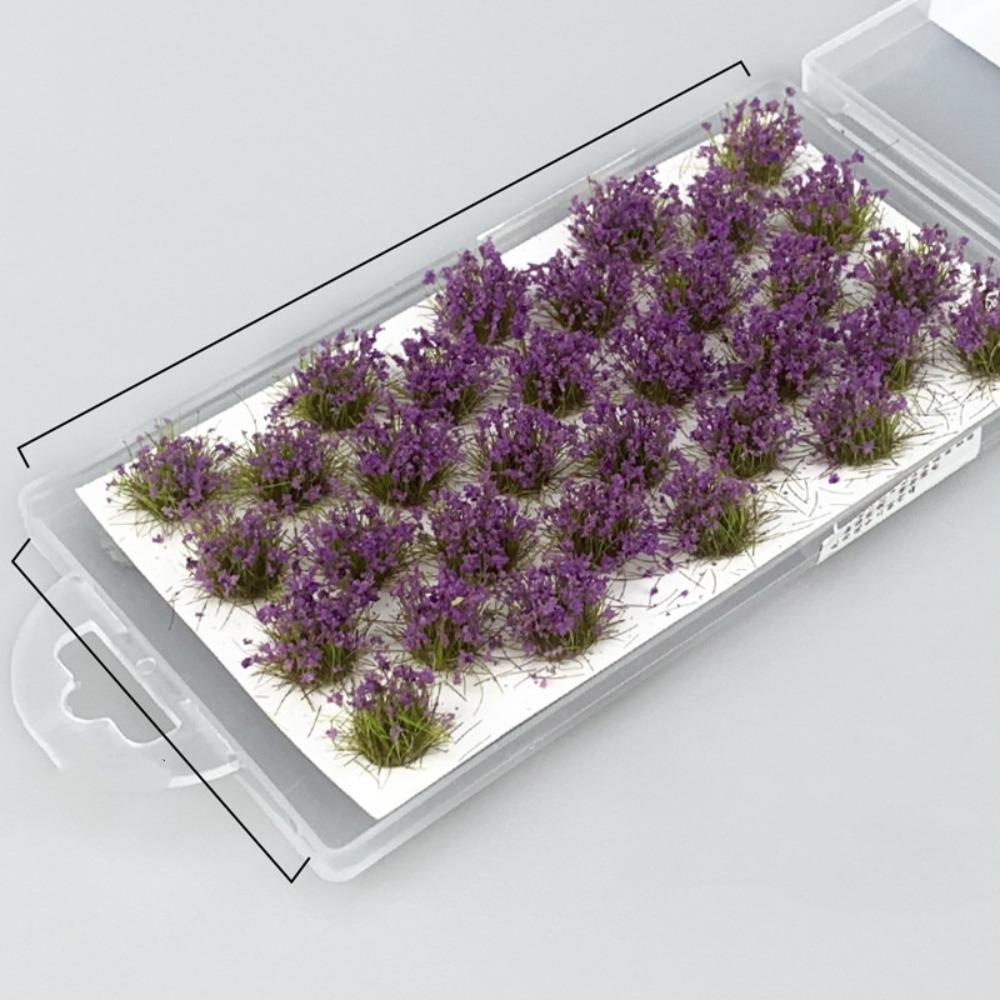 Simulation Small Grass Model Diy Building Static Tuft Toys Miniature Flower Cluster Sand Table