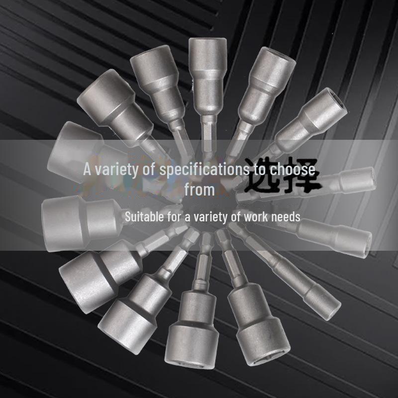 Pneumatic Magnetic Hex Socket for Electric Drill Screws