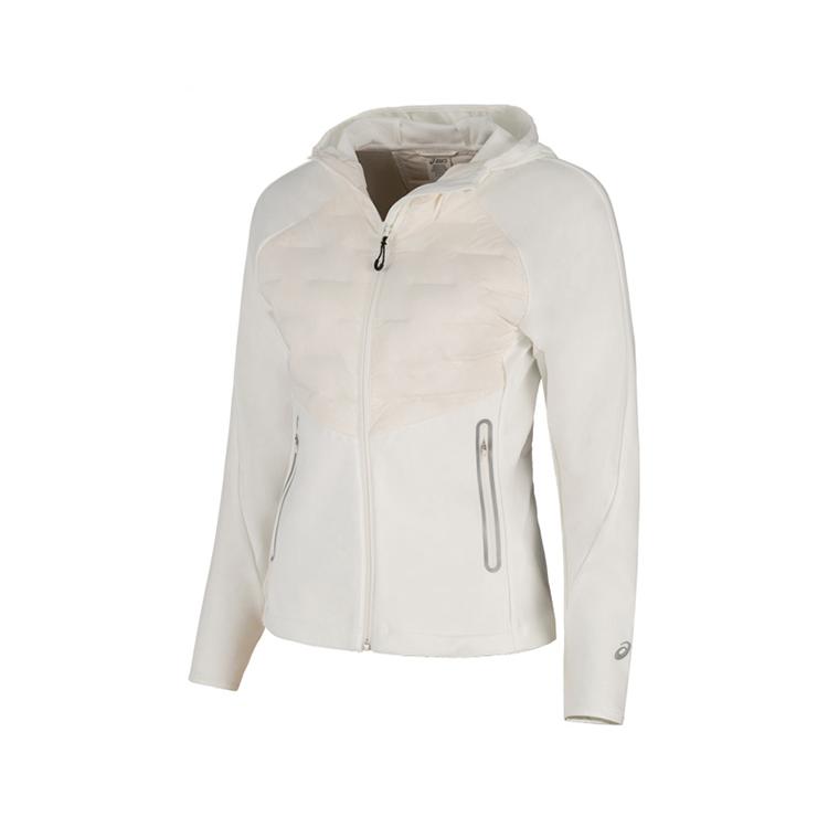 Asics Logo Duck Down Warm Running Spliced Slim Fit Long Sleeve Down Jacket Women Outerwear 2012D390-100