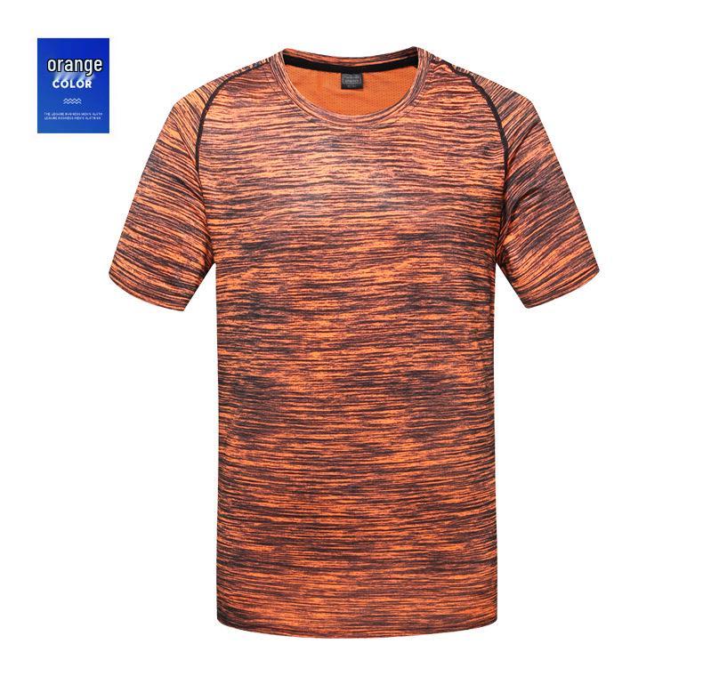 Summer Camouflage Quick-Dry Crew Neck T-Shirt for Running - Unisex Plus Size