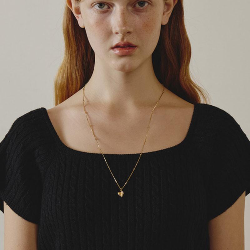 eenie beenie made by bayou heart long necklace