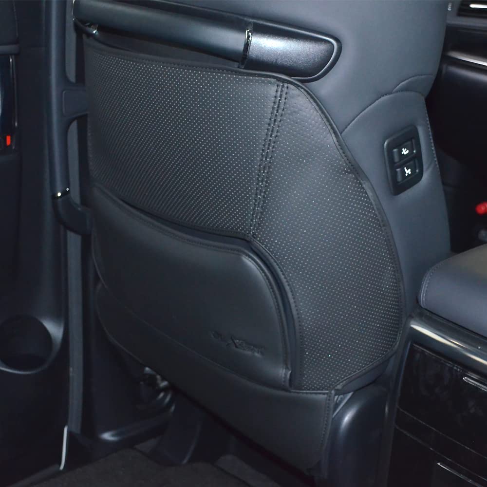 GLASSY 30 Series Seat Kick Guard Set Beige Alphard/Vellfire Driver/Passenger