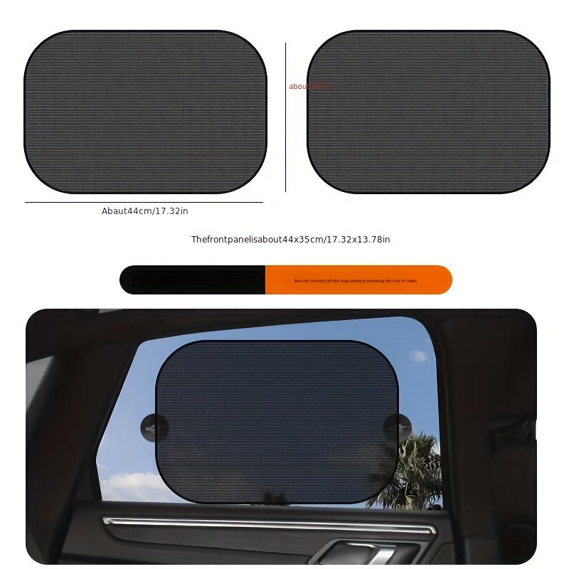 5Pcs Portable Foldable car sunshade, black gauze sunshade windshield cover, window sunshade, sun protection and insulation car sunshade